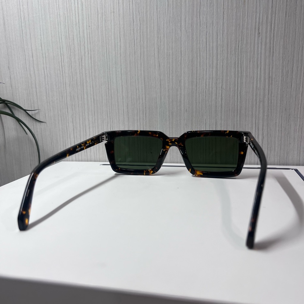 Off-White Tucson Havana Rectangular Frame Sunglas… - image 4